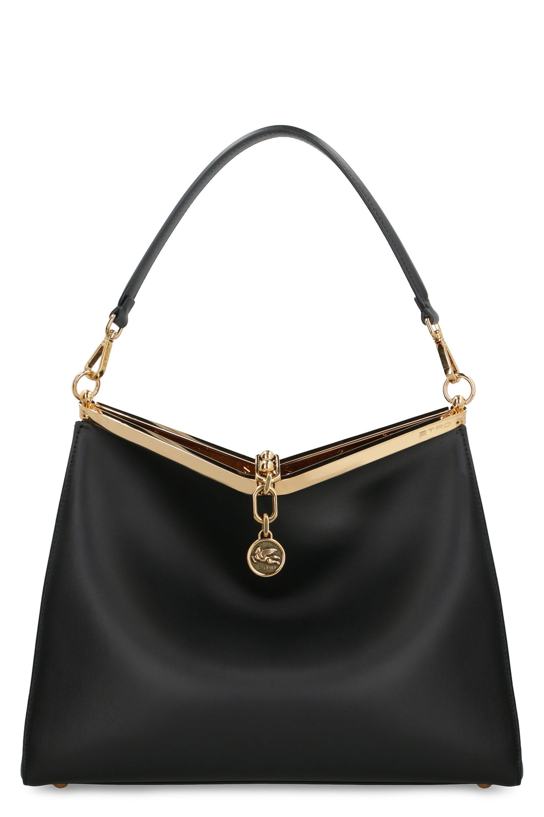 Vela leather shoulder bag